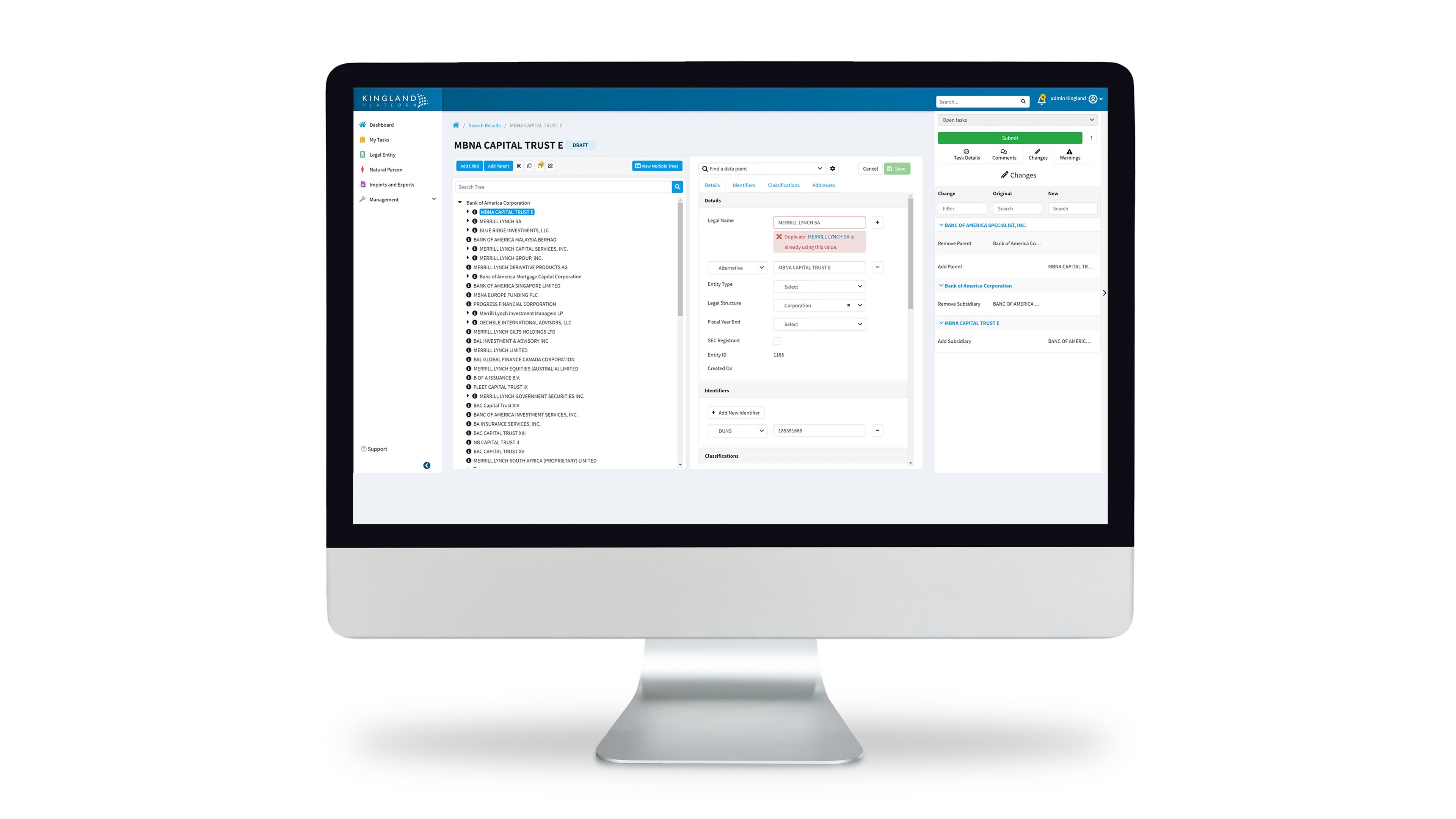 Kingland Platform Release Simplifies Complex Data Problems